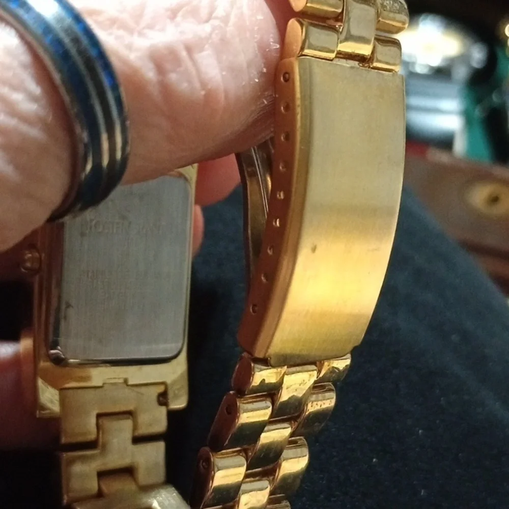 Foster Grant gold men's watch